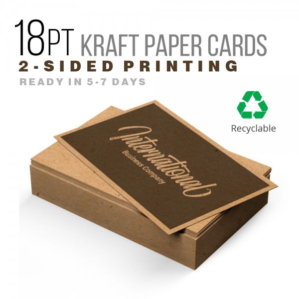 Business Cards - Kraft